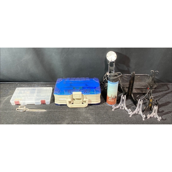Practical Tackle Boxes with Key Chain Making Supplies and Trusted Home Items