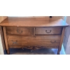 Image 5 : Four Drawer Oak Dresser with Brass Handles