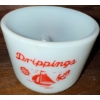 Image 3 : Vintage Divided Child's Warming Bowl, Bacon Dripping Bowl, Ceramic Hanging Match-Box