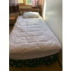 Image 1 :  Single Mattress and Box Spring with Frame and Bedding