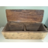 Image 5 : Wooden Checkerboard, Painted Box, and Red Metal Hardware