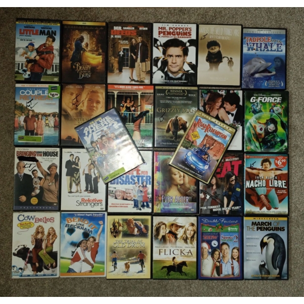 Approximately Twenty Five Popular DvD's In Cases  G-Forse, 