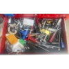 Image 3 : Shuter Brand Red Drawered w/lock & Contents Durable Tool Box For The Garage Goodies