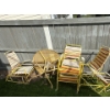 Image 1 : Vintage Yard Table & Chair Set, As Pictured, Well Loved 