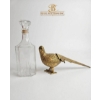 Image 4 : Glass Decanter with Brass Pheasant Stopper and Decorative Detailing