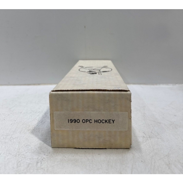Box of 1990 OPC Hockey Cards
