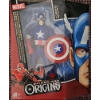Image 1 : Marvel Signature Series Spider-Man Origins Captain America Figurine (2006, Hasbro)
