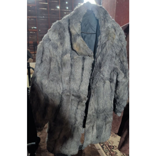 Vintage Genuine Rabbit Fur Jacket - Size Ladies  M-L 