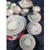 Image 4 : 5 Rhapsody Fine China Tableware Pieces with Floral Design