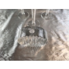 Image 4 : Glass Optic Swirl Champagne Flutes and Glass Candlestick/ Bud Holder