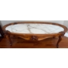Image 2 : Regency Style Coffee Table - Marble Top 60L x 27W x 17T