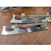 Image 6 : Vintage Ice Skates, Blade Attachments, and Leather Gloves Bundle