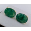 Image 2 : Silver Emerald gemstone Earrings 5.1 ct Certified ($9,055 Appraisal)