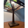 Image 5 : Rockford Light Furniture Co. Stained Glass Table Lamp, Patented in 1911 - 21In Tall 