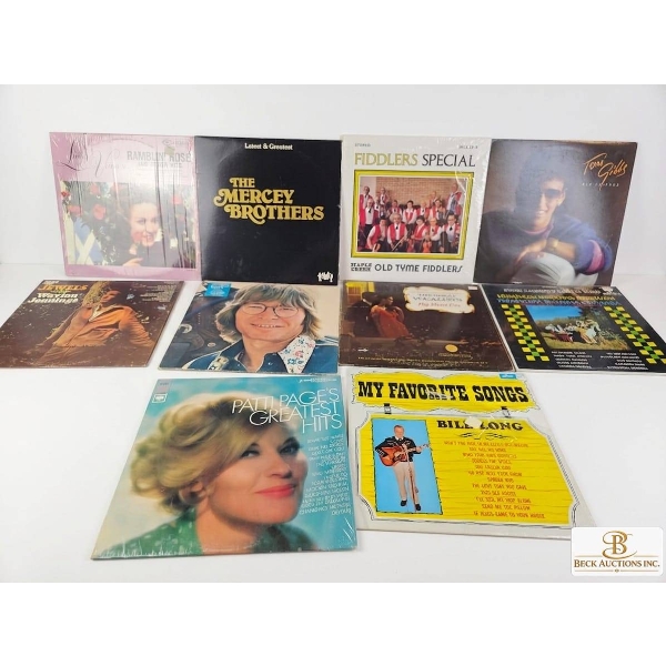 11 Country Music Vinyl Records