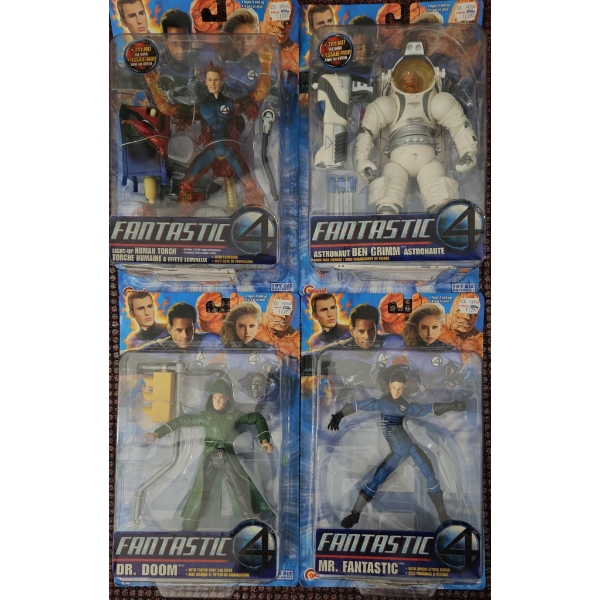 Fantastic 4 - Factory Sealed Set of 4 Action Figures (2005, Toy Biz)