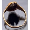 Image 2 : 10k Gold Ring w/ Engraving (Bent & Missing a Stone), Weighs 1.5g 