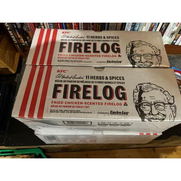  4 KFC Fire Logs Fried Chicken scented