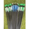 Image 2 : Carbon Hunting Arrows Designed For Compound & Recurve Bows 31'Long