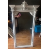 Image 2 : Louis XVI Style Mirror Patinated Beveled Base 29x59 Painted 