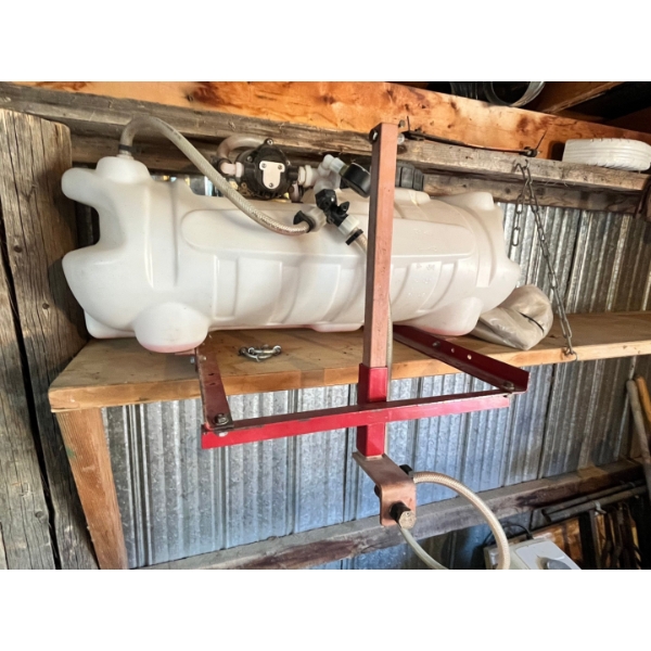 agricultural spot sprayer, with attachments for quad to applying pesticides, herbicides or fertilize