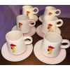 Image 3 : Holt Howard's Ceramic Rooster Coffee Set- MCM Kitsch Japanese Set