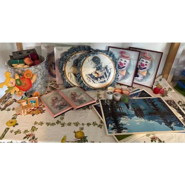 Playroom Essentials - 3D Clown Art Destination Place Matts & More