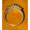 Image 2 : Gorgeous Stamped 10K Yellow Gold Cluster Ring 2.37g