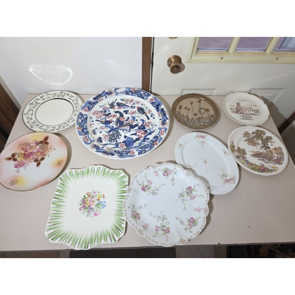 Collection Of Ornate Plates: Royal Austria, Limoges France & More