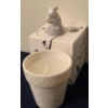 Image 1 : 	LLADRO Porcelain Candle 2.5T w/ Tiny LLADRO Porcelain Mouse 