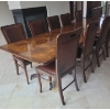 Image 2 : Stunning Walnut 12 Piece Dining Set 151x49x31 Purchased From McElheran's Furniture & Design