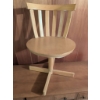 Image 4 : Wooden Desk with Seven Drawers and Matching Wooden Swivel Chair
