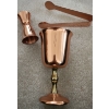 Image 3 : Copper Decor: Martini Shaker 9.5 T, Plate 12" Diameter, Bar Jigger, Wine Coaster and More!