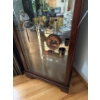 Image 4 : Art Nouveau Style Wooden Glass Cabinet, Contents NOT Included, Magnetic Close - 28W, 12D, 76.5T 