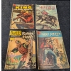 Image 7 : Western-Themed Comic Books with Cast Iron Native American Motif Bookends