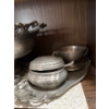 Image 3 : Decorative Pewter Collection #2 - Plates, Cups, Large Bowl, Sugar Dish, Candy Dish, More 