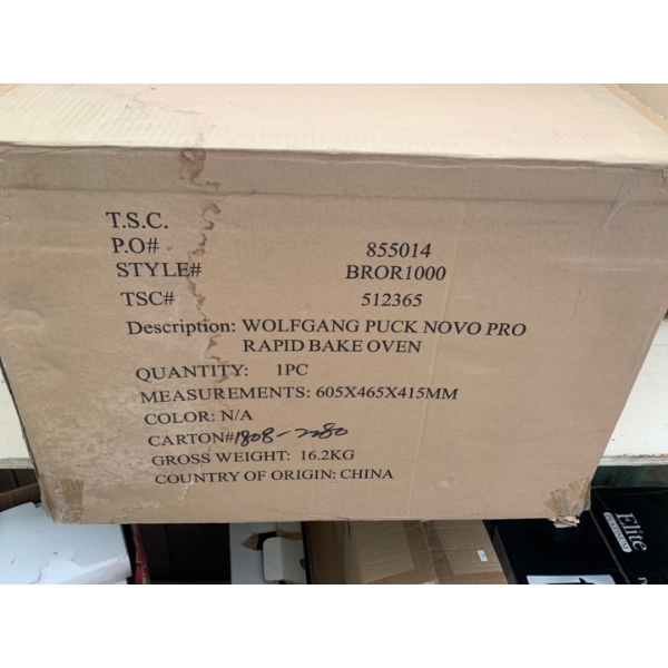  New in Box Wolfgang Puck Nova Pro Rapid Bake oven