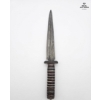 Image 3 : Collectible Ethnographic Knife Featuring A Distinctive Blade Structure With Wood & Wire Binding 18'H