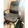 Image 2 : two antique chairs and one leather office chair