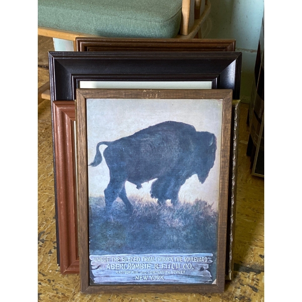 10 piece Set of Fames and Framed art	