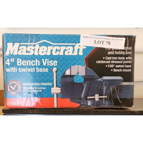 Mastercraft 4" Vise in Box 57-9004-4