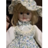 Image 2 : Lovely Porcelain Dolls (2) in Intricate Wooden Stroller - Stroller is 20W, 23T 