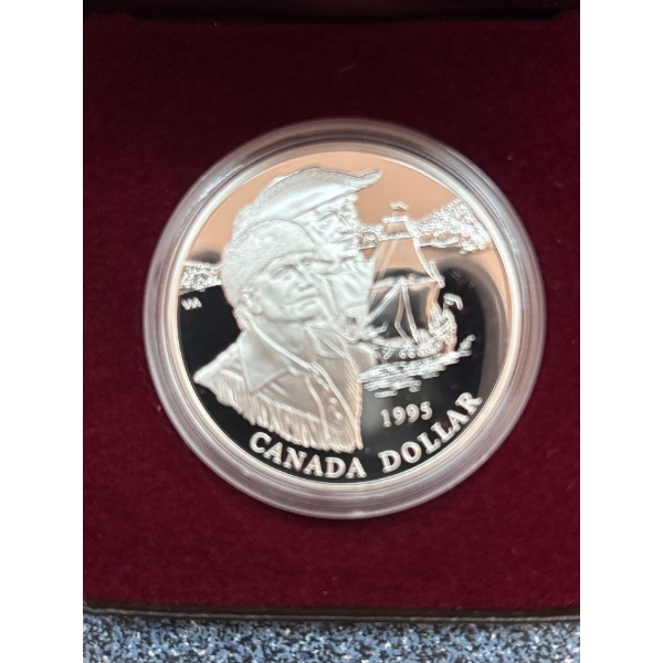 1995 $1 Hudson's Bay Co., 325th Anniversary - Sterling Silver Dollar Proof
TECHNICAL SPECS:
Diameter