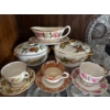Image 3 : Royal Worcester England Fine Bone China Set with Teacups and Lidded Dishes