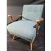 Image 1 : Mid-Century Modern Green Rocker Chair