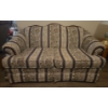 Image 1 : Fabric Patterned Vintage Love Seat By: Palliser, Design: Rose Garden Cobalt -  60W, 36D, 32T