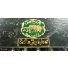 Image 5 : Langmuir 'Gibraltar Red' Green and Brass-Trimmed Steamer Trunk, 1920s