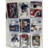 Image 2 : Two Binder Pages of Hockey Memorabilia Collector Cards