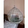 Tiffany-Style Stained Glass Ceiling Shade 25 T, 17 W