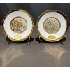 Image 1 : LAL Original Oriental Art Gilded Decorative Plates